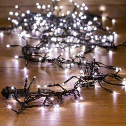 Гирлянда &amp;quot;Кластер LED&amp;quot; 3м 288LED IP20 бел. провод темн.-зел. ПВХ NEON-NIGHT 303-625