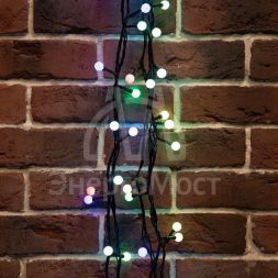Гирлянда &amp;quot;LED ШАРИКИ&amp;quot; 20мх1.3 см 200LED 58Вт 220В IP44 мульти. NEON-NIGHT 303-509-1