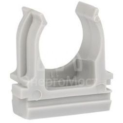 Держатель для труб (клипса) для ручного монтажа d16мм черн. Plast (уп.10шт) EKF derj-z-16sb