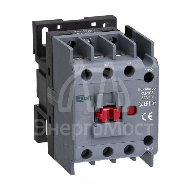 Контактор КМ-102 3п 32А 1НО 230В AC DEKraft 22005DEK