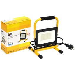 Прожектор светодиодный СДО 06-50П 6500К IP65 переносной черн. IEK LPDO603-050-65-K02