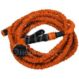 Набор поливочный растягивающийся шланг 20м пистолет 7 режимов соединитель ЧЕТЫРЕ СЕЗОНА 62-0258