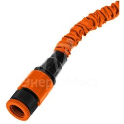 Набор поливочный растягивающийся шланг 20м пистолет 7 режимов соединитель ЧЕТЫРЕ СЕЗОНА 62-0258