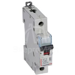 Выключатель автоматический модульный 1п C 40А 6кА DX3-E 6000 1мод. 230/400В Leg 407267