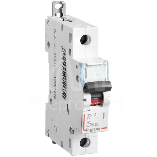 Выключатель автоматический модульный 1п C 40А 6кА DX3-E 6000 1мод. 230/400В Leg 407267