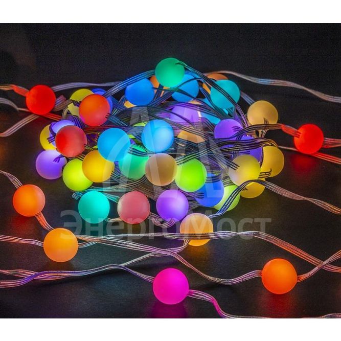 Гирлянда 93 715 NGF-D022-05 (умная гирлянда шарики RGB 66 12м IP20 TR) Navigator 93715
