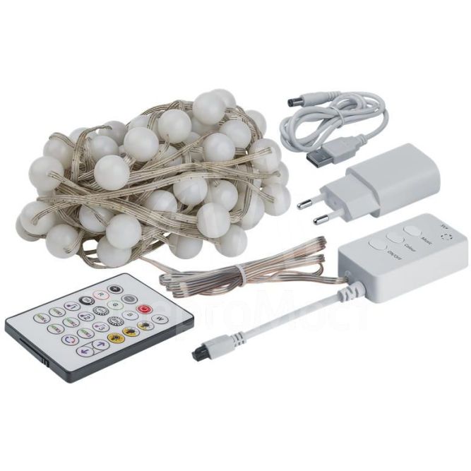 Гирлянда 93 715 NGF-D022-05 (умная гирлянда шарики RGB 66 12м IP20 TR) Navigator 93715