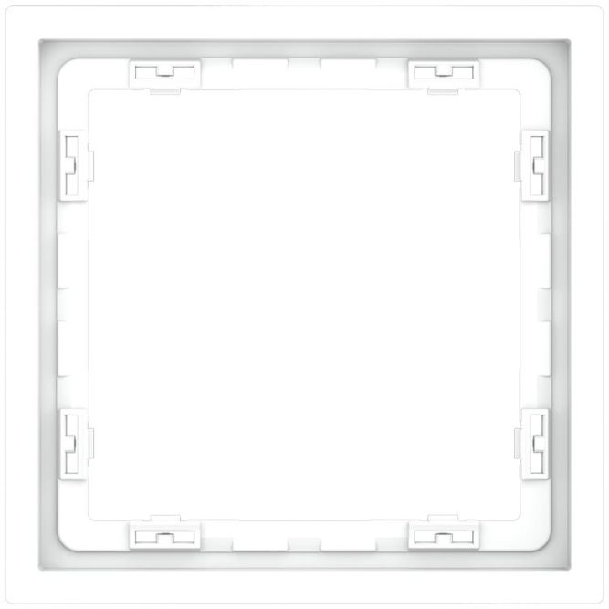 Рамка 1-м S70 пластик. бел. матов. Voltum VLS100102
