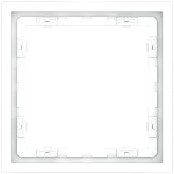 Рамка 1-м S70 пластик. бел. матов. Voltum VLS100102