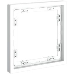 Рамка 1-м S70 пластик. бел. матов. Voltum VLS100102