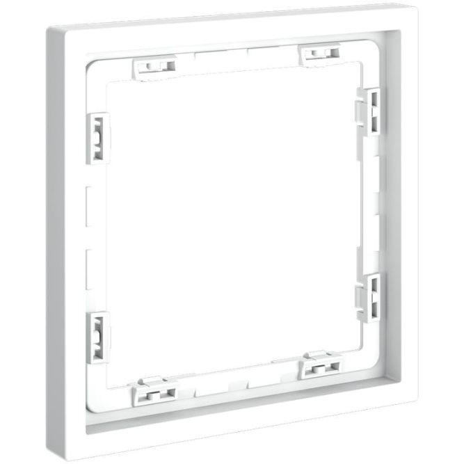 Рамка 1-м S70 пластик. бел. матов. Voltum VLS100102