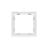 Рамка 1-м S70 пластик. бел. матов. Voltum VLS100102