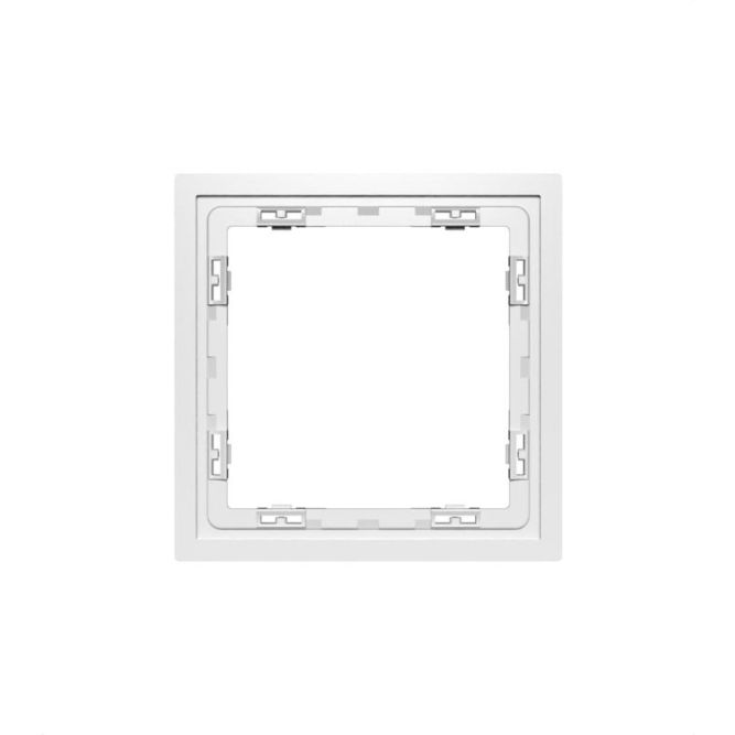 Рамка 1-м S70 пластик. бел. матов. Voltum VLS100102