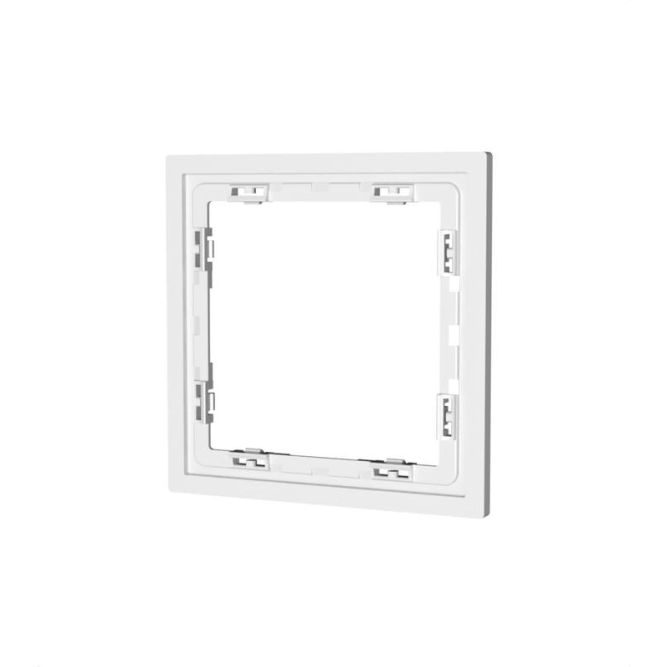 Рамка 1-м S70 пластик. бел. матов. Voltum VLS100102