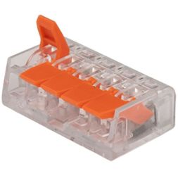 Клемма монтажная рычажного соединения PTC-5P 221-415 450В 32А 0.14-4.0кв.мм JazzWay 5050945