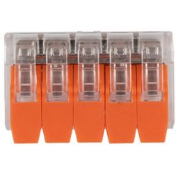 Клемма монтажная рычажного соединения PTC-5P 221-415 450В 32А 0.14-4.0кв.мм JazzWay 5050945