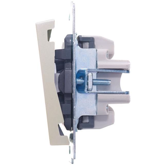 Выключатель 3-кл. СП Vesna механизм жемчуж./бел. перламутр. LEZARD 742-3088-109