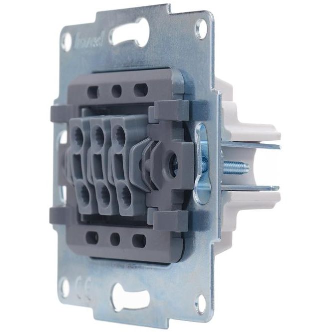 Выключатель 3-кл. СП Vesna механизм жемчуж./бел. перламутр. LEZARD 742-3088-109