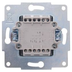 Выключатель 3-кл. СП Vesna механизм жемчуж./бел. перламутр. LEZARD 742-3088-109