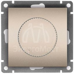 Светорегулятор СП Афина 500Вт механизм шампань Universal A0101-Br