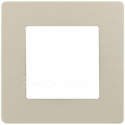 Рамка 1-м 12-5101-02 сатин сл. кость Эра Б0052500