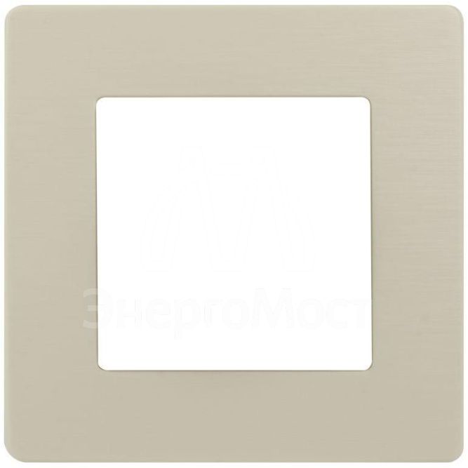 Рамка 1-м 12-5101-02 сатин сл. кость Эра Б0052500