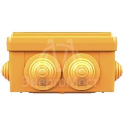 Коробка ответвительная FS 100х100х50мм 5р 450В 20А 10кв.мм с каб. вводами и клеммн. IP55 пластик. DKC FSB11510