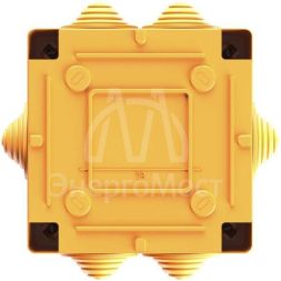 Коробка ответвительная FS 100х100х50мм 5р 450В 20А 10кв.мм с каб. вводами и клеммн. IP55 пластик. DKC FSB11510