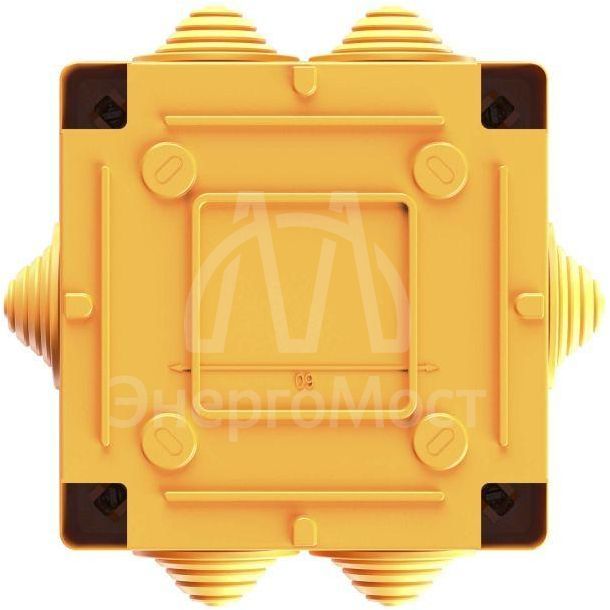 Коробка ответвительная FS 100х100х50мм 5р 450В 20А 10кв.мм с каб. вводами и клеммн. IP55 пластик. DKC FSB11510