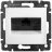Механизм розетки информ. 1-м СП Valena RJ45 CAT.5E UTP на винтах бел. Leg 774238