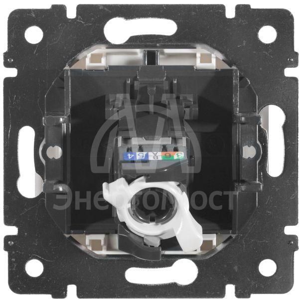 Механизм розетки информ. 1-м СП Valena RJ45 CAT.5E UTP на винтах бел. Leg 774238
