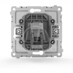 Розетка телефонная 1-м СП Pixel RJ11 механизм алюм. TOKOV ELECTRIC TKE-PX-RT1-C03