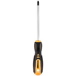 Отвертка крестовая PH 2х125мм двухкомпонентная рукоятка Rexant 12-4728