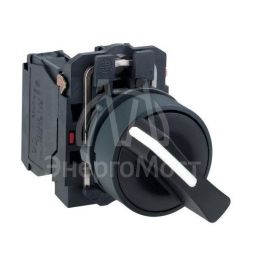 Переключатель 2-х поз. 1НО черн. SchE XB5AD21