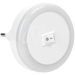 Светильник-ночник 006 круг 220В IEK LDNN0-006-RD-P-00-S-K01