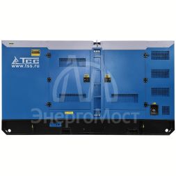Дизельный генератор ТСС ЭД-200-Т400  в шумозащитном кожухе на прицепе