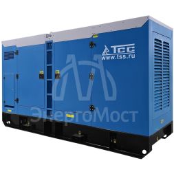 Дизельный генератор ТСС ЭД-200-Т400  в шумозащитном кожухе на прицепе