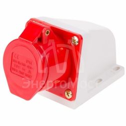 Розетка 114 стационарная 3Р+РЕ 16А 380В IP44 Rexant 11-8910