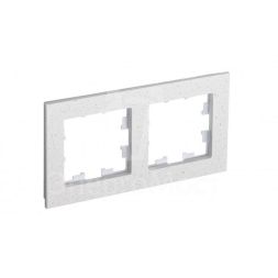 Рамка 2-м AtlasDesign Nature мрамор крем роял SchE ATN343102