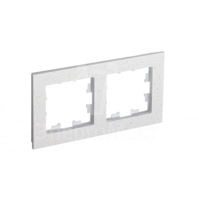 Рамка 2-м AtlasDesign Nature мрамор крем роял SchE ATN343102