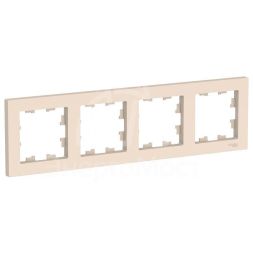 Рамка 4-м AtlasDesign универс. беж. SchE ATN000204