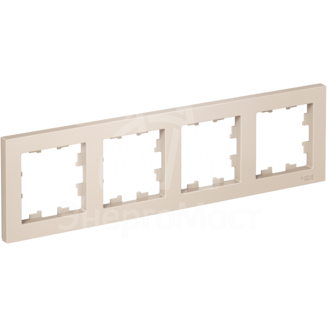 Рамка 4-м AtlasDesign универс. беж. SchE ATN000204