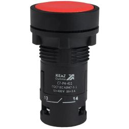 Кнопка с фиксацией OptiSignal Compact D22 С7-PH-411 красн. 1НО+1НЗ XB7NH45 КЭАЗ 362075