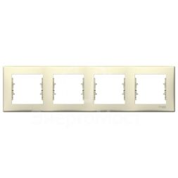 Рамка 4-м Sedna горизонт. беж. SchE SDN5800747