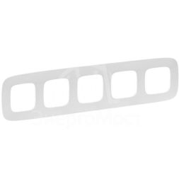 Рамка 5-м Valena Allure универсальная бел. Leg 754305