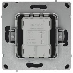 Переключатель 1-кл. KANT черн. уголь DKC 7012113