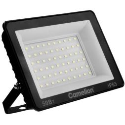 Прожектор LFL-5004 C02 (LED SMD 50Вт 5000лм 230В 6500К 153х136х30) черн. Camelion 16332