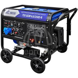 Инверторный бензиновый сварочный генератор TSS GGW 6.0/250D-R