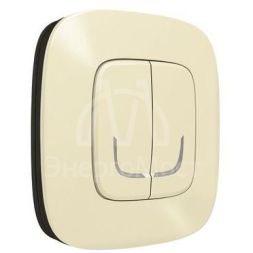 Выключатель умный беспроводной 2-кл. Valena Allure сл. кость Netatmo 752687