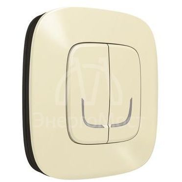 Выключатель умный беспроводной 2-кл. Valena Allure сл. кость Netatmo 752687